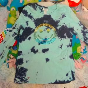 Size 16  tie die blue
